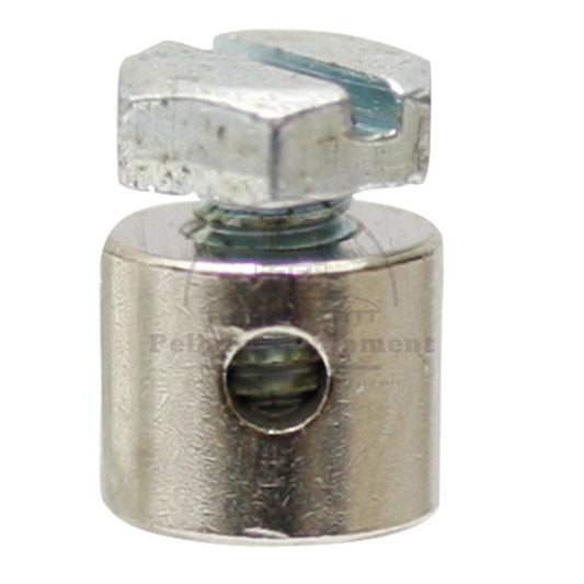 20x Threaded Nipples 6mm Shaft 5mm Length 1.8mm Hole Bowden Cable Parts