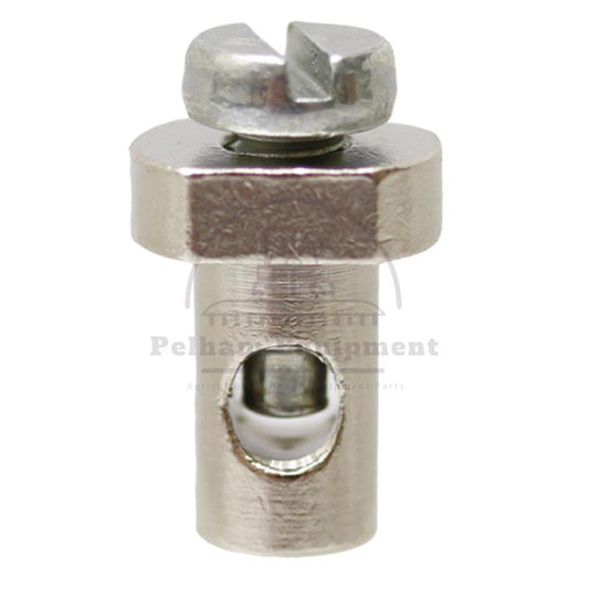 20x Threaded Nipples for Bowden Cables, 6x13x3.5mm, Hex Screw, Spanner