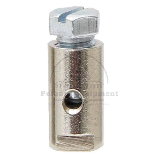 20x Threaded Nipples for Bowden Cables, 8mm Shaft, 15mm Length, 6mm AF