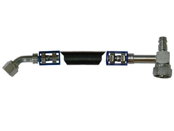 87435181 Compressor To Condenser Hose Fits Case & New Holland Wheel Loaders