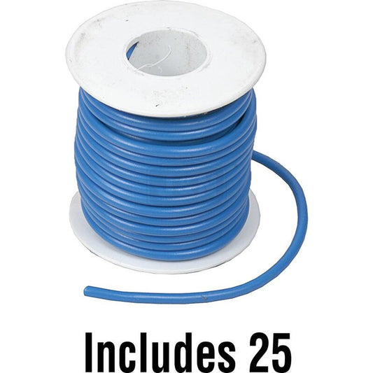 12GA Blue Primary Wire 25' Length, PVC Insulation, SAE J1128 Certified