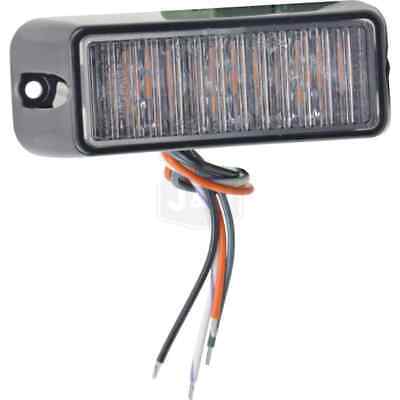 Amber Directional Light TIR3 Series Super-LE with Mounting Flange & Pigtail