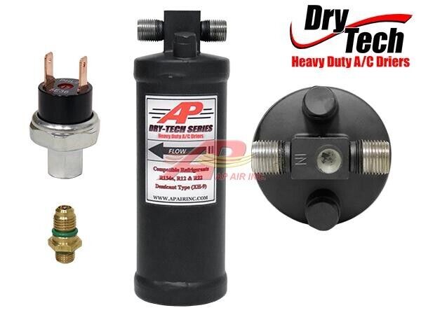 75251998 Heavy Duty Receiver Drier w/ Switch Kit Fits Case 845, 845B, 865, 865B