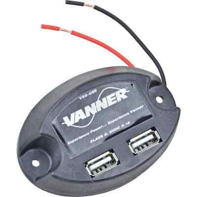 12/24VDC Dual USB Charging Module for 2 Devices, Input Voltage Sensing