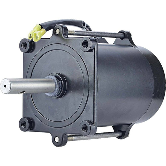 12V Salt Spreader Motor - New, Reversible, 271mm Length, 8mm Shaft Hole