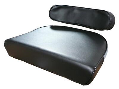 Black Seat Cushion & Back Rest - Universal Fit for Various Models