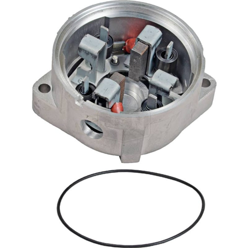 Aluminum Starter Housing with Bearing & Brush Holder Assembly, 2 Thru Bolts