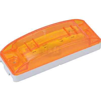 Amber LED Clearance Marker Light - Rectangular 5.9" x 2" - 12V