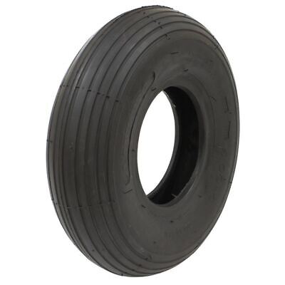 13.5x4.00-6 Rib Tire 2 Ply Tubeless for Lawn Equipment - Puncture Resistant