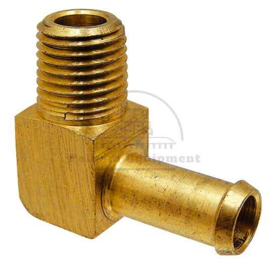 10mm 90?? Bent Hose Barb for 1/8" NPT Pump Thread Connector