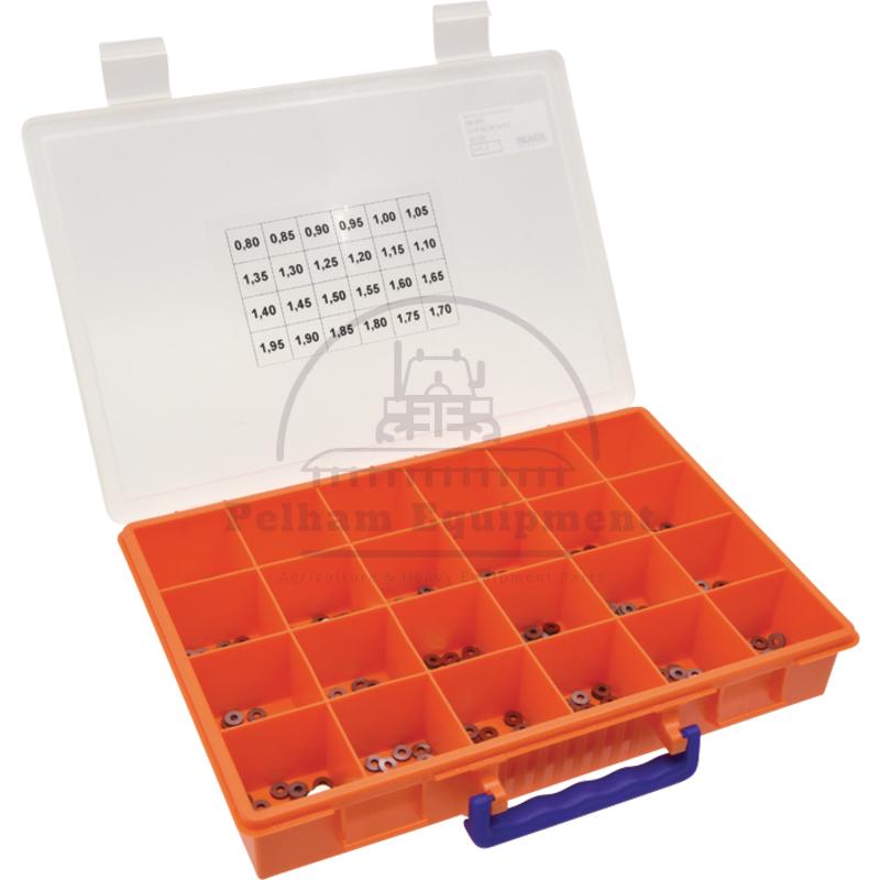 Nozzle Shim Assortment 2.5x7.0mm 8-1.95mm 480pcs Injection Washers