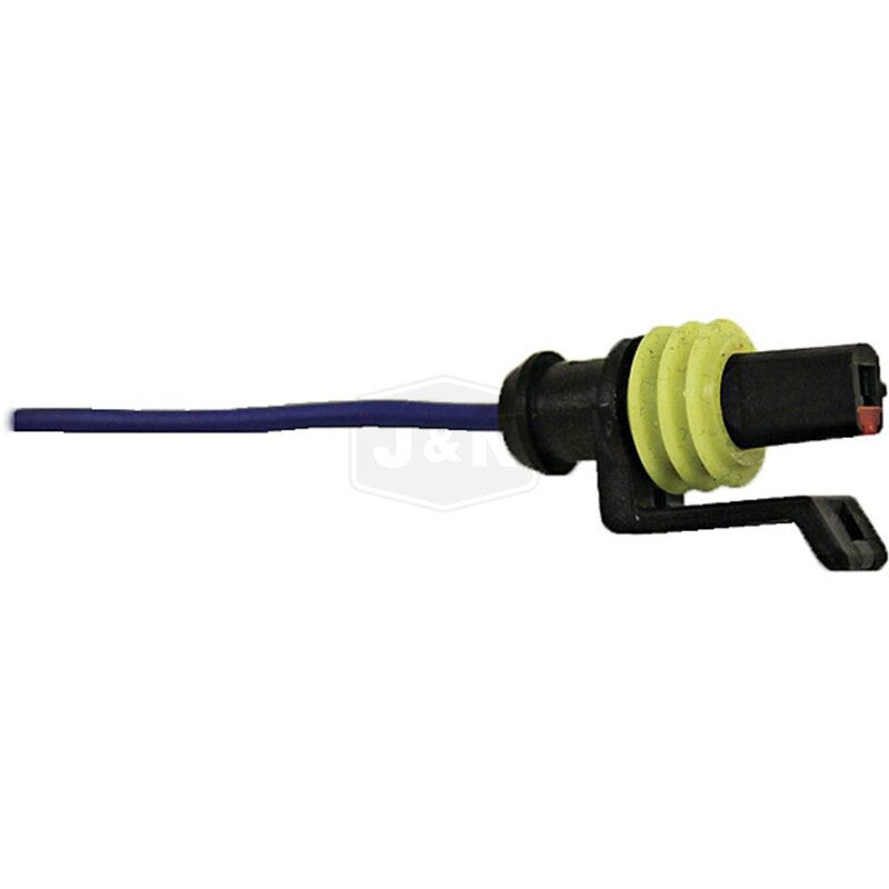 Light Pigtail Molded Plug Single A - AMP Adapter Plug with Stripped Wires