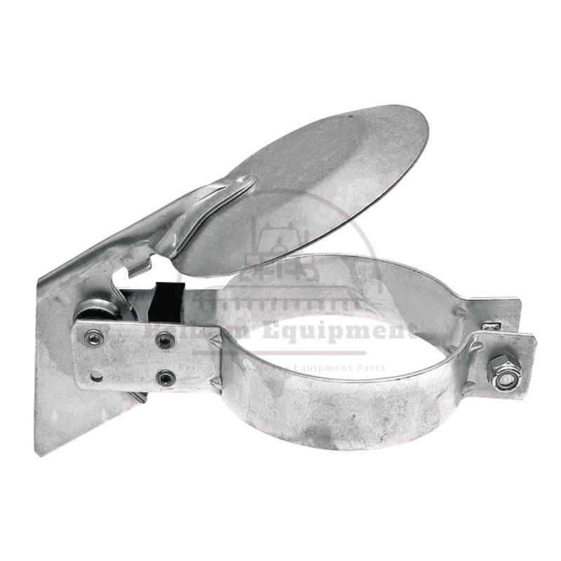 Chrome Weather Cap 46-56mm for Various Models, Patented Fitting, P/N 12345