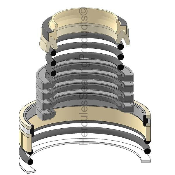 Bucket Cylinder Seal Kit for Komatsu PC45MR-5 Excavator 45x70mm