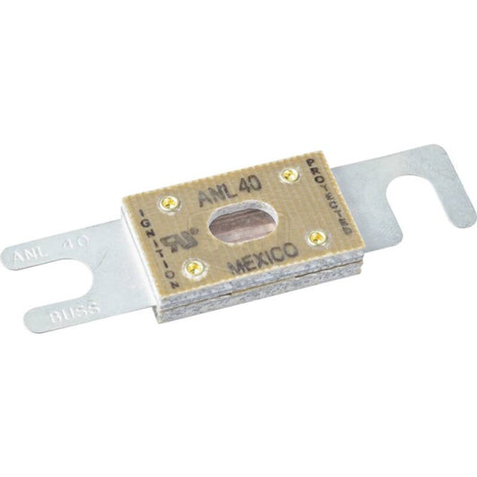 ANL Current Limiter Fuse 40A 6-36V Glass-Laminated Melamine Body Boxed