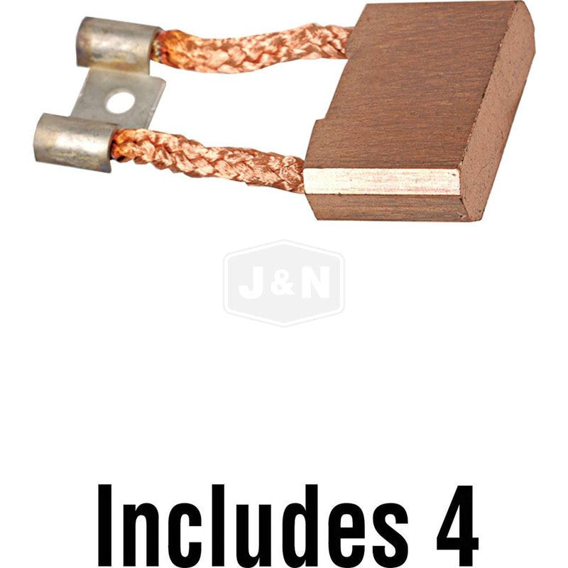 Pack of 4 Electrical Brushes for Starters, Fits Delco & More, R134