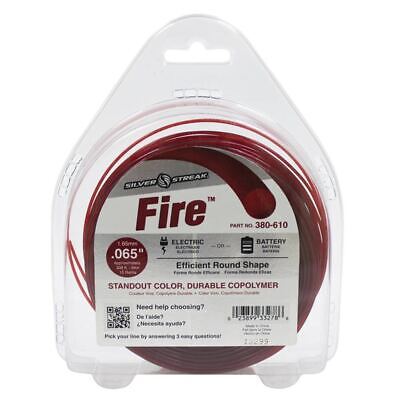 Durable Red Trimmer Line .065" 1/2 lb Donut - 308' Co-Polymer String