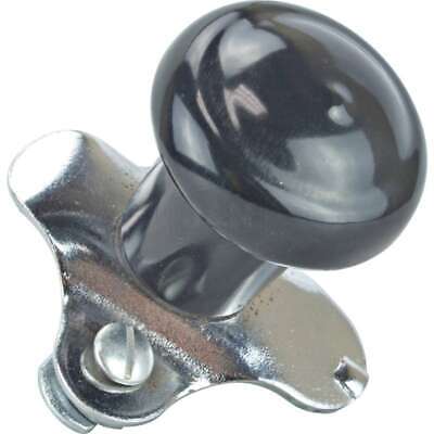Black Steering Wheel Spinner for Deep or Shallow Wheels - Easy Control