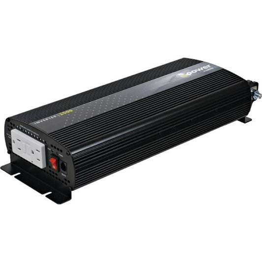1500W Modified Sine Wave Inverter with Remote, 12V DC to 120V AC, UL Listed