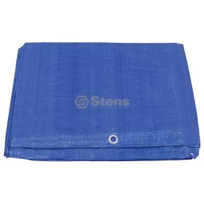 8' x 10' Blue All Purpose Tarp Waterproof, UV Resistant, Durable, Mold Resistant