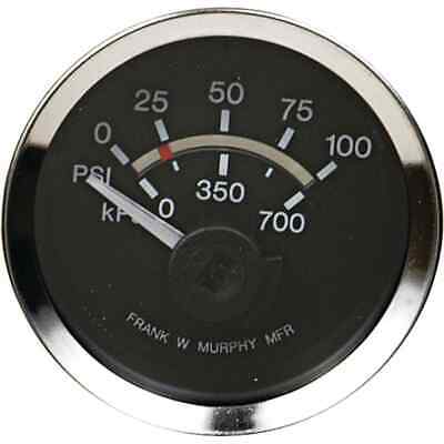 Oil Pressure Gauge 0-100 PSI 2 1/16" Lighted with Adjustable Limiter