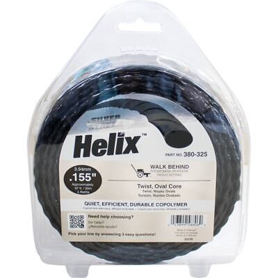 1 lb. 0.105" Durable Black Trimmer Line - 298' Twist Donut - Quiet & Efficient