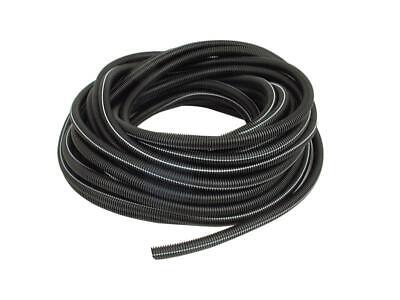 Black Flexible Split Conduit Tubing 0.29" x 82ft for Electrical Wires