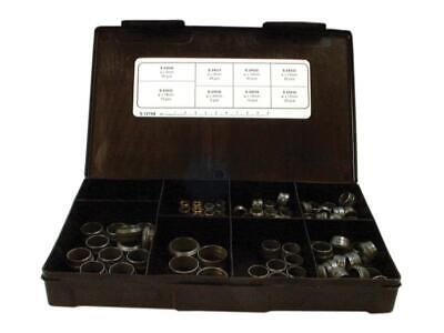 130 pcs Hydraulic Metal Pipe Cutting Rings Set - Various Sizes Included