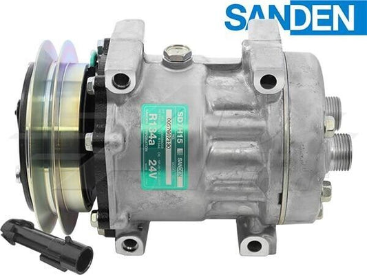 87634118 OEM Sanden Compressor Fits Case 621G 651G 721G 821G 921G Wheel Loaders