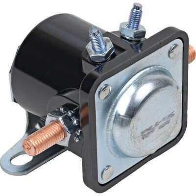 12V Solenoid for Ford, New, 4 Terminals, Intermittent Duty, Flat Mount