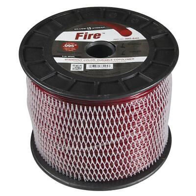 5 lb. Red .095" Fire Trimmer Line - Durable Co-Polymer, 1425' Length
