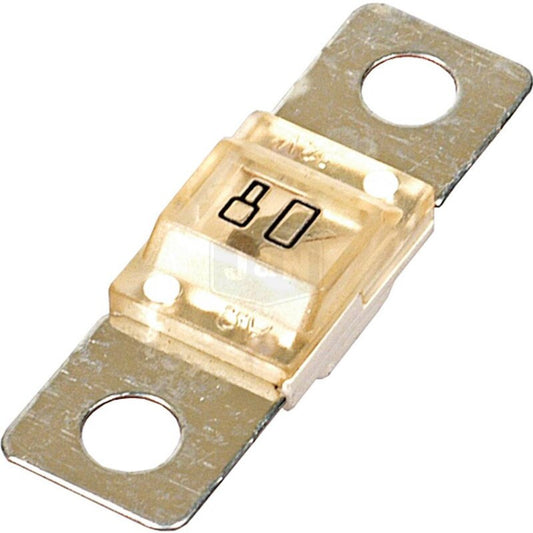 80 Amp AMI Hi-Amp Stud Mount Fuse 0-32 VDC, Boxed, Compatible with AMI80
