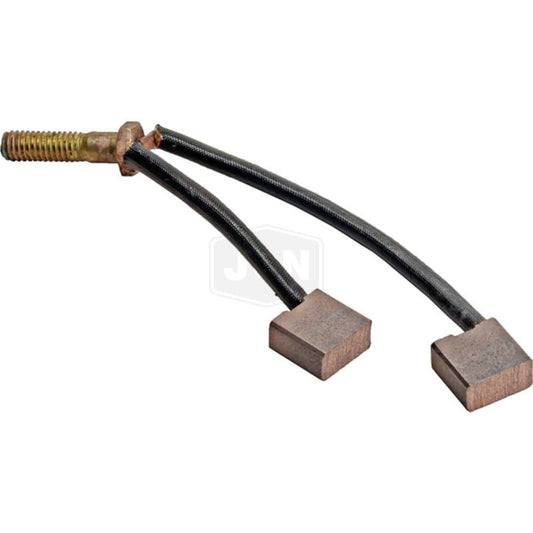 Brush & Lead Assembly for Motors, 12V Positive Polarity, 5/16-18 Stud