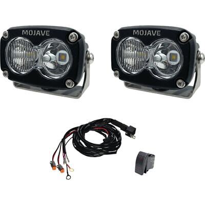 2" x 3" LED Racing Light Kit - 2000 Lumens, Spot/Flood, Heavy-Duty Housing