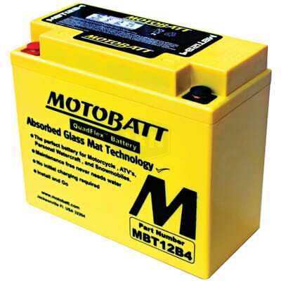 New 12V Battery MBT12B4 for Ducati, Kawasaki, Yamaha, Arrowhead, Hi Level