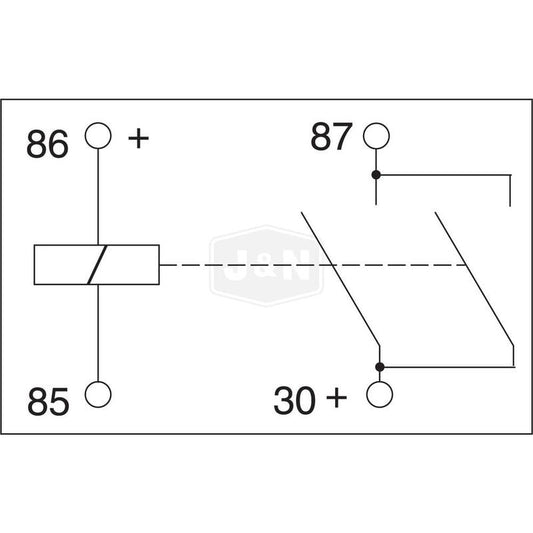 New Relay SPST 12V 50A 4 Terminals for BMW Arrowhead J&N Electrical