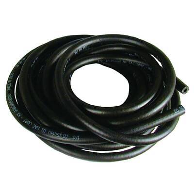 Fuel Line 1/4" ID x 1/2" OD 25' Length Black Neoprene Oil & Gas Resistant