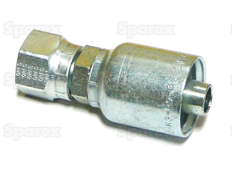 1/2" x 1-3/16" x 16" Female Straight Swivel ORFS Hose Fitting - Parker