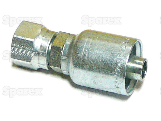 1/2" x 1-3/16" x 16" Female Straight Swivel ORFS Hose Fitting - Parker