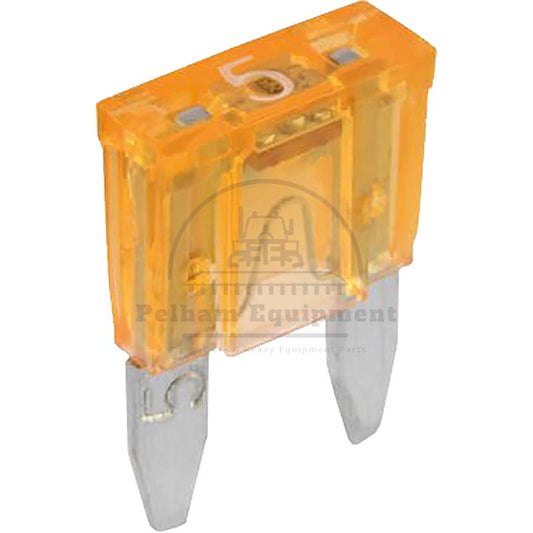 10x Light Brown 5A Mini Blade Fuses with Warning Light 32V Pack of 10