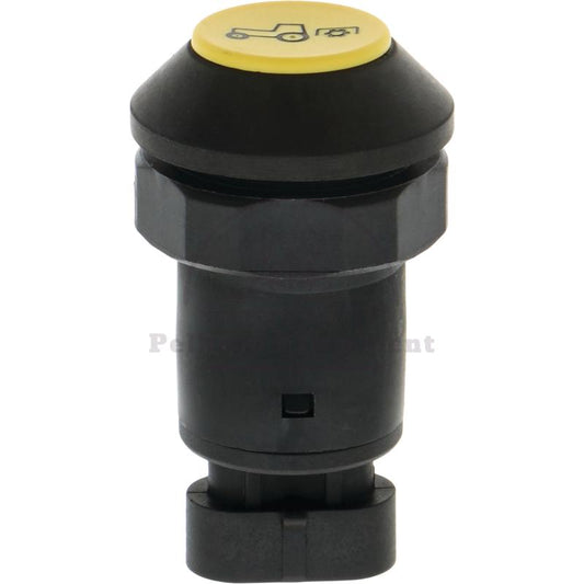119 28 008 Yellow Push Button Switch, 16V, 3-Pin, M30x1, ?ÿ39mm