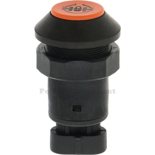 119 29 001 Push Button Switch, Orange Knob, 16V, 3-Pin, M30 Thread
