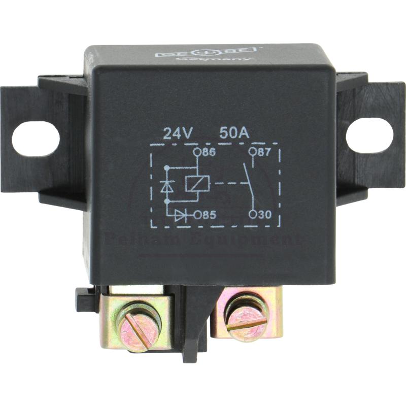 Relay 24V 50A Cut-off Switch 75x35x55mm 2x5.3mm Mounting
