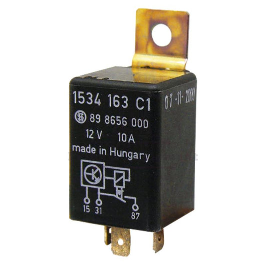 12V 10A Time Delay Relay for Case IH 743XL 844XL 956 1056 - 1534163C1