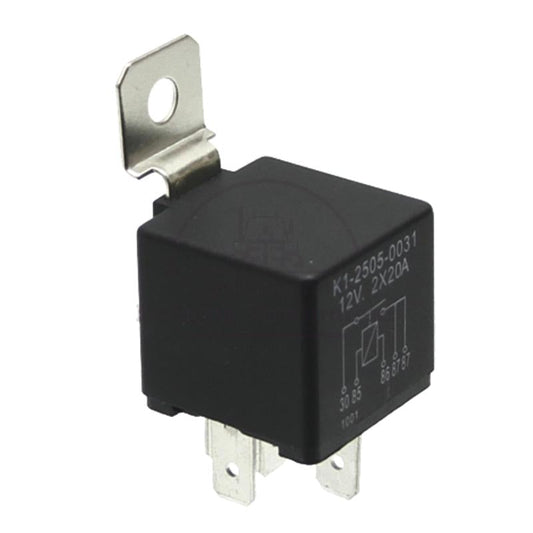 12V 30A Relay with Holder 5-Pin for Case IH, New Holland, Steyr 84543666