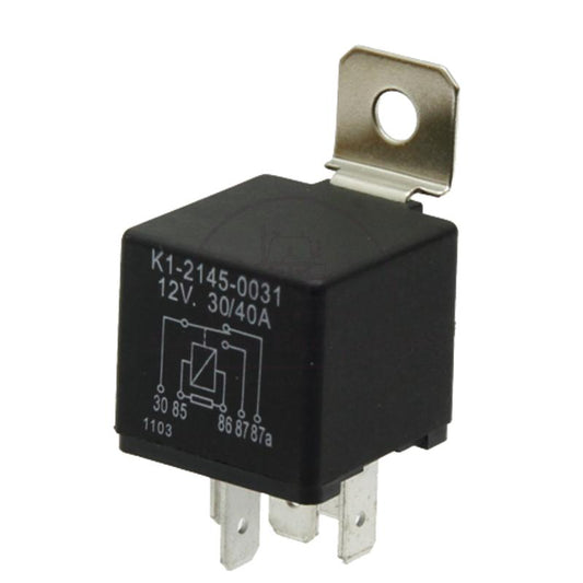 12V 30-40A Relay I1983420C2 4RD007794027 for Case IH Tractors 5-Pin Blade