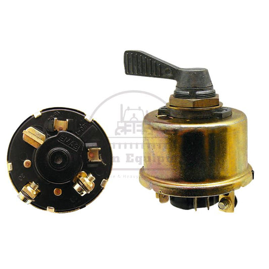 205 026 02 Ignition Switch 12V for Fiat 350-1300, Blade & Screw Terminals