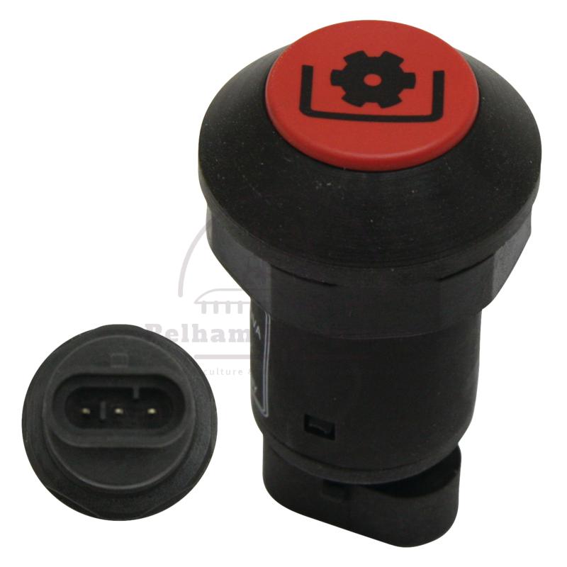 Red Push Button Switch 119 02 001 for Renault Ares Arion Atles Axion