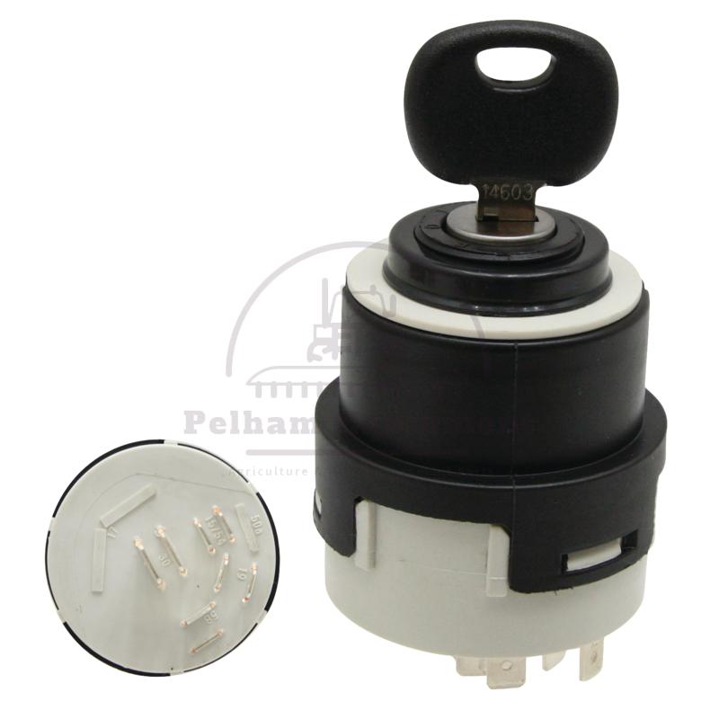 Ignition Start Switch 205 009 01 12/24V 7 Blade Terminals 2 Keys
