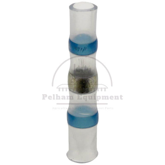 10x Waterproof Solder Connectors 6.7mm Grey/Blue 32mm Length